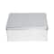 Medium Square Silver Tin Container By Celebrate It™